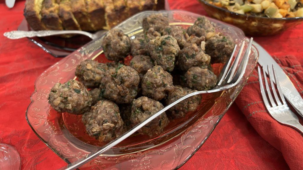 tounisienne boulette de viande, tunisian lamb meatballs