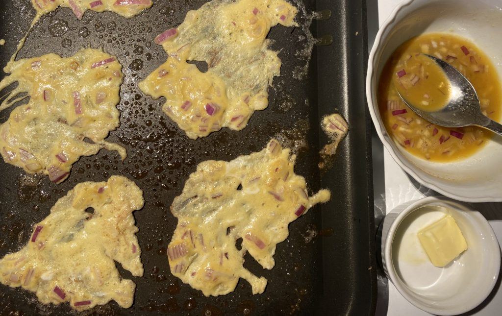 indian omelets cooking