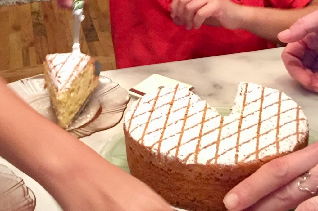 limoncello cake from caputos fine foods in brooklyn, february 2018 