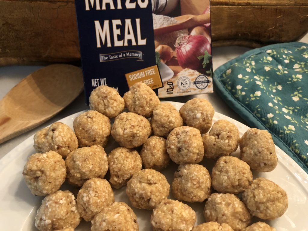 liora's grandfather's matzo balls for chicken soup