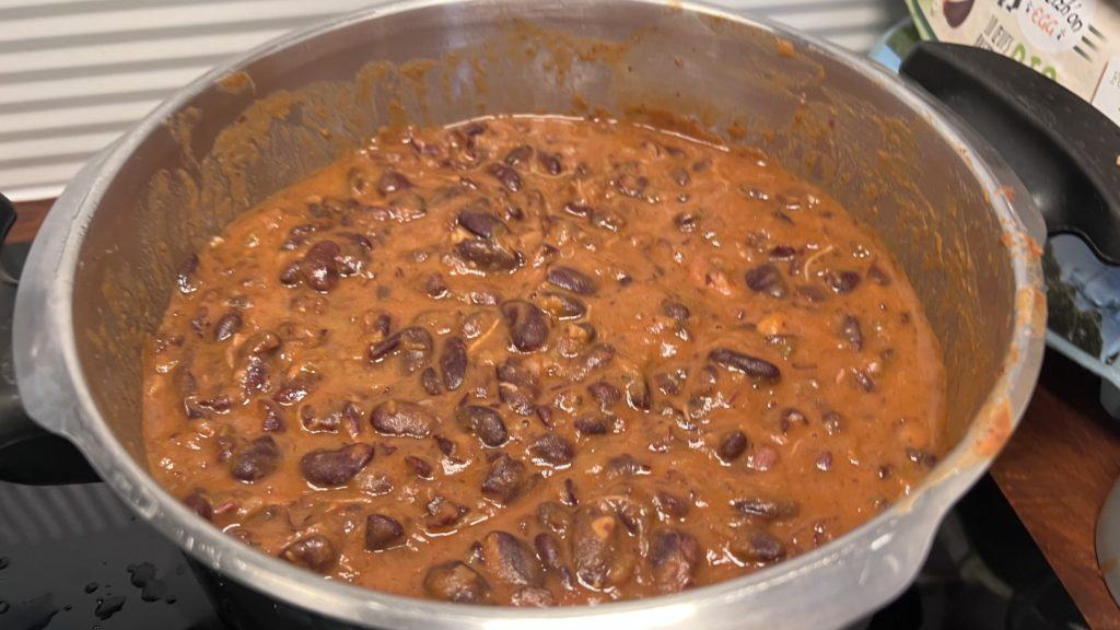 2023 jazzfesting in place, in paris; importing another tradition to our adopted city. big pot of louis armstrong's red beans and rice.