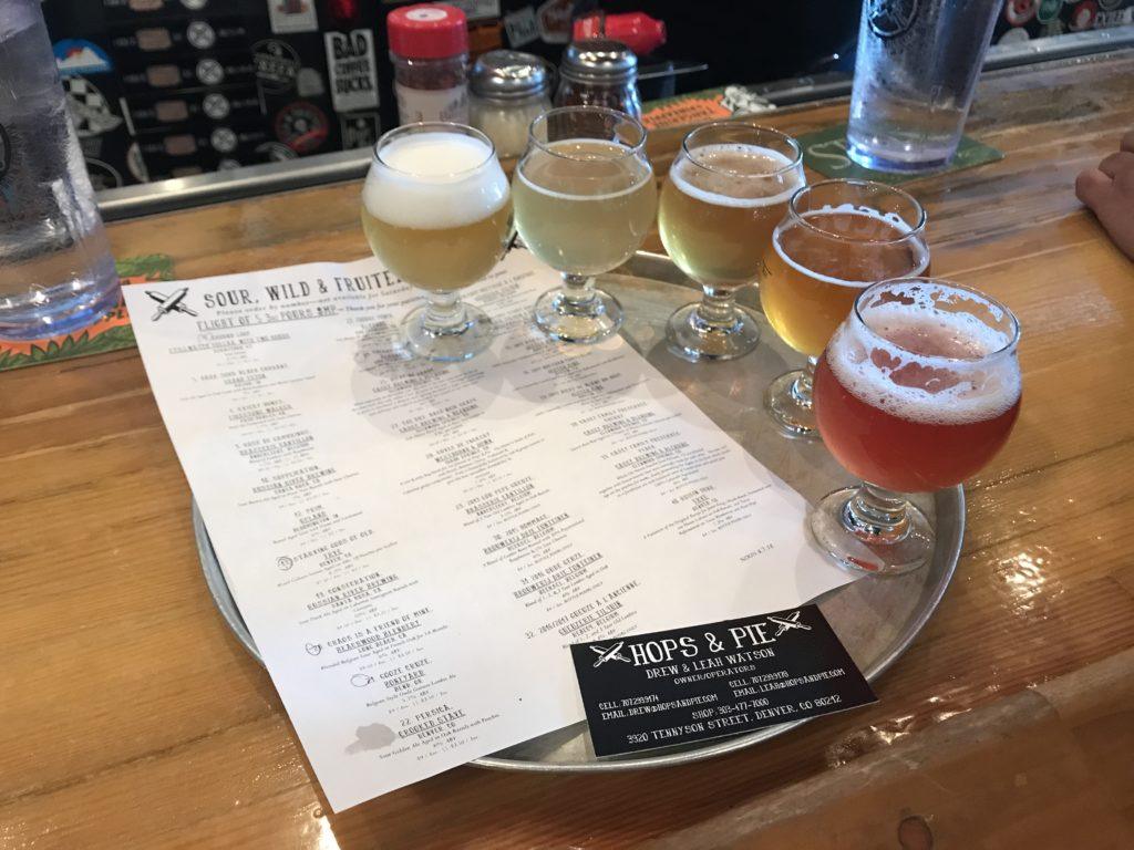 drews trout hops and pie sour beer fest selection in 2018